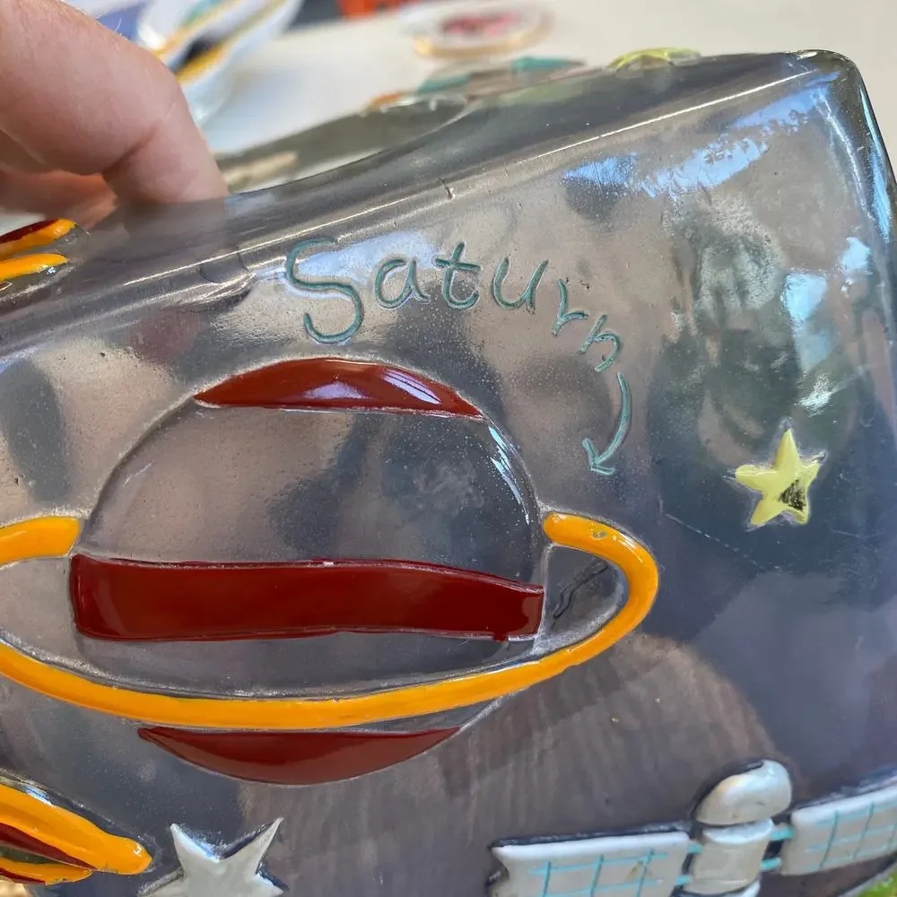 Laura Ashley Space‎ Exploration Square Tissue Box Cover